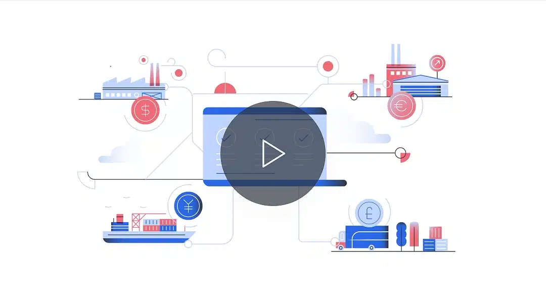 Clickable illustration of Trade Finance, depicting how businesses can leverage Trade Finance to gain access to a competitive line of credit to increase their purchasing power.